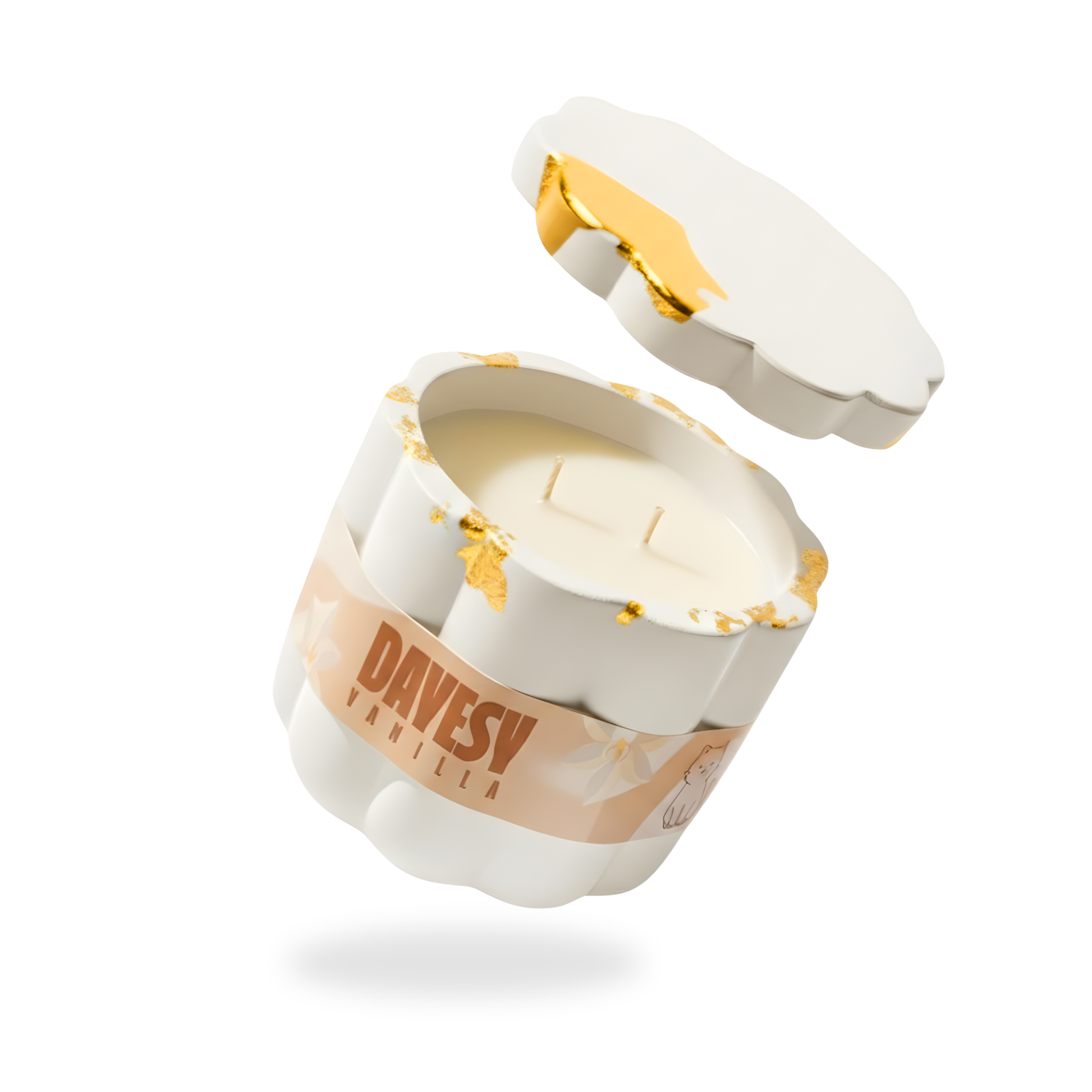 Ceramic Candle with Lid