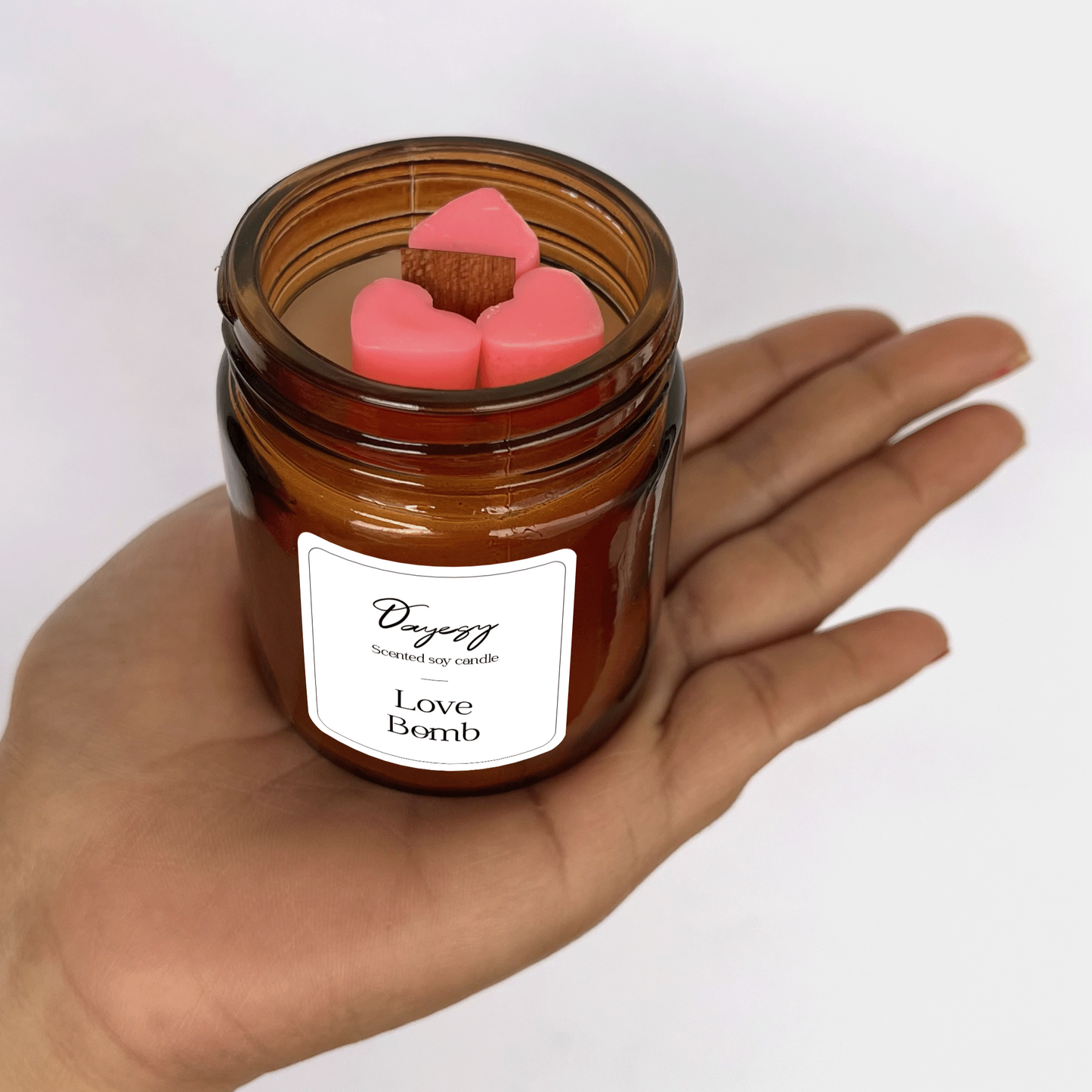 Love Bomb: Set of 3 Pumpkin Spice Jar Candles