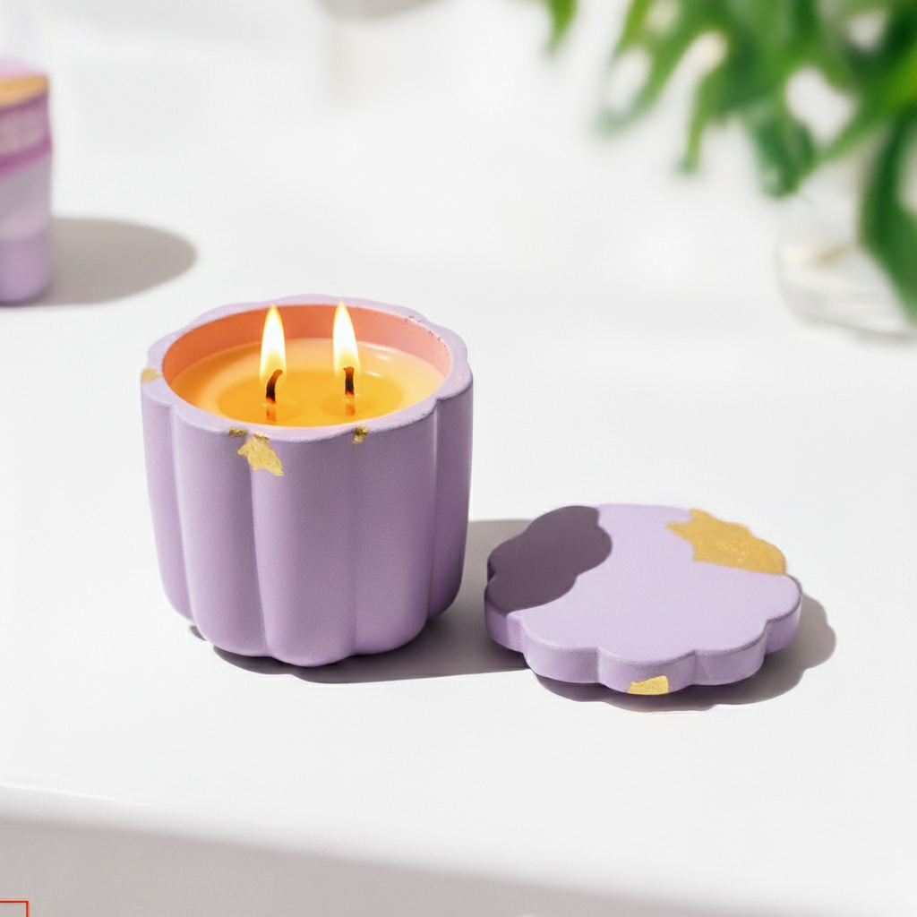 Ceramic Candle with Lid